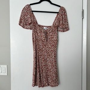 Princess Polly orange floral summer dress